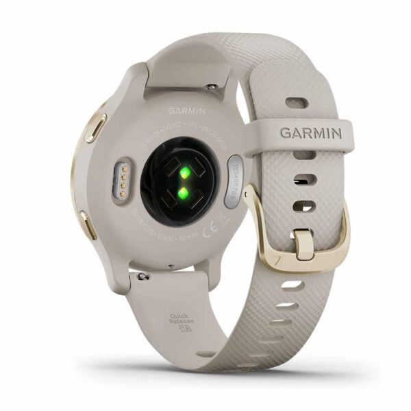 Reloj Inteligente Garmin Venu 2S De 44mm | Color Light Gold | Bisel De Acero Inoxidable | 010-02429-01/11 - 201231 - Imagen 5