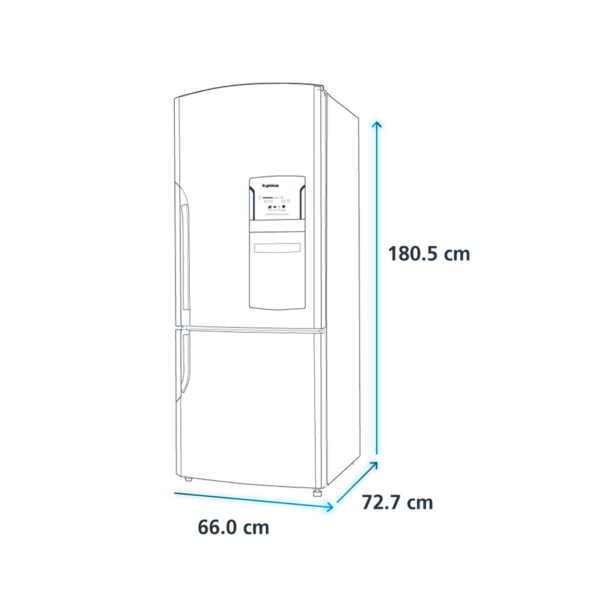 Refrigeradora Mabe 15´ | Dispensador Agua | RMB400IBMRX0 - 981938 - Imagen 8