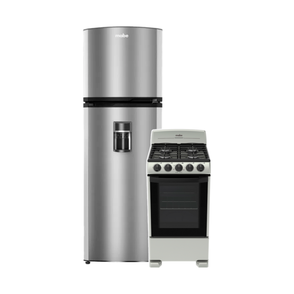 Combo Refrigeradora Mabe De 10 Pies + Estufa Mabe 20" | RMA250PJMRU1/EM5032BAPS0 - 981883/981016