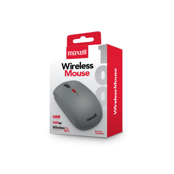 Mouse Maxell Inalámbrico Gris | MOWL-100 - Imagen 2