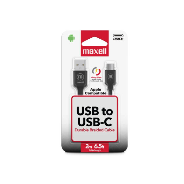 Cable USB a Tipo C 2 Metros | BRACB-2M