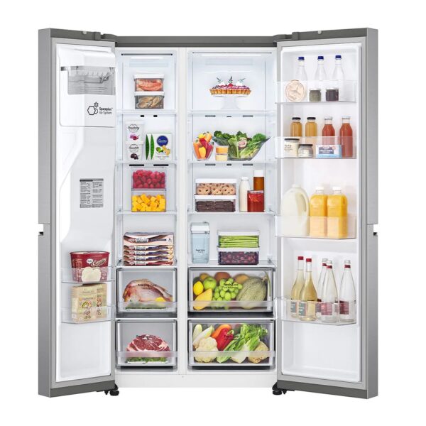 Refrigeradora Side By Side LG De 28.7 Cu.ft | Color Silver | Compresor Smart | GS75SPP - 981855 - Imagen 5