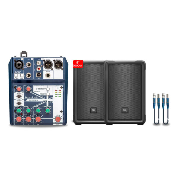 Combo Consola Soundcraft | 5 canales con interfaz USB | Notepad-5