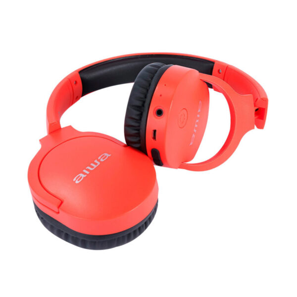 Audífonos inalámbricos Aiwa | bluetooth stereo, color rojo | AWK11R - 956959 - Imagen 2