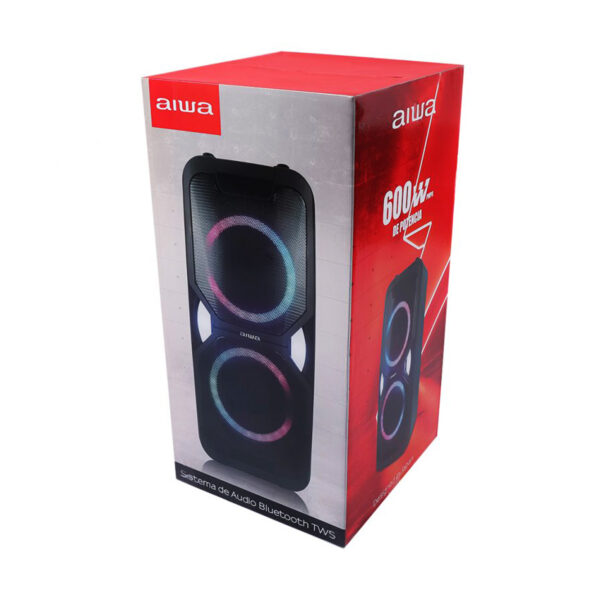 Sistema de audio Aiwa | 600W PMPO con micrófono, pantalla LCD | AWPOK6L - 956981 - Imagen 4