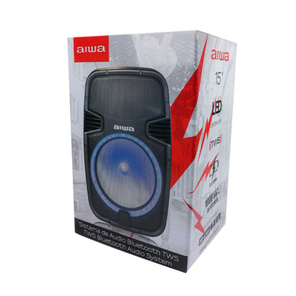 Sistema de audio Aiwa | 1000W PMPO luces LED puerto SD card | AWSP15MK - 956983 - Imagen 5