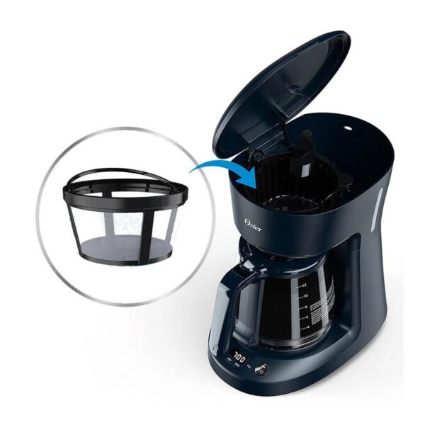 Cafetera programable Oster | 12 tazas, pantalla LED | BVSTDCP12B-013 - 981534 - Imagen 2