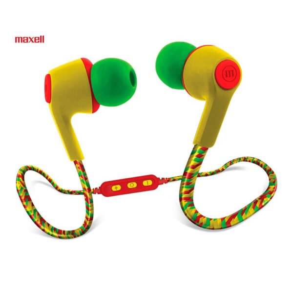 Audífonos Braided BT EarPhone W/MIC Rasta — EB-BT700 - CSA010743