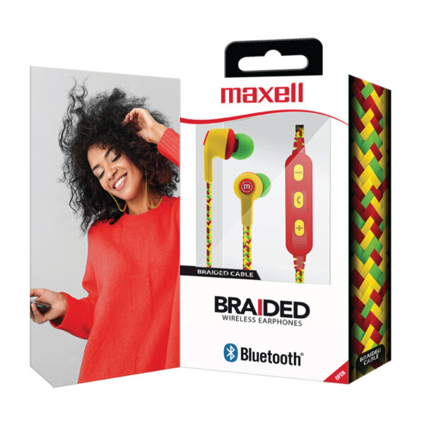 Audífonos Braided BT EarPhone W/MIC Rasta — EB-BT700 - CSA010743 - Imagen 3