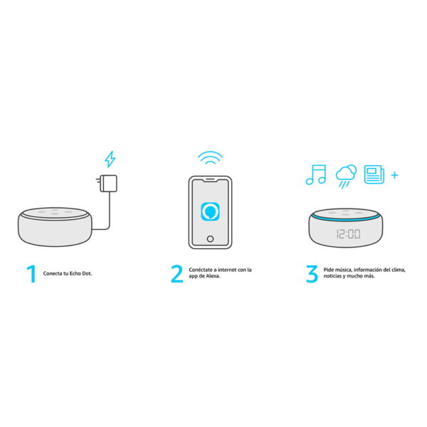 Bocina inteligente con Alexa - ECHO DOT - 958836 - Imagen 5