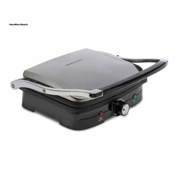 Sandwichera Panini y Grill Hamilton Beach, color negro | HB25334 - 981719