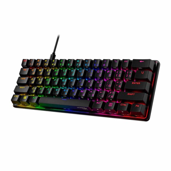 Teclado HyperX Gaming alámbrico Alloy | HKBO1S-RB-US/G - 920061 - Imagen 2