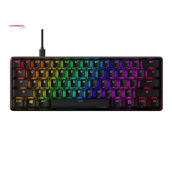 Teclado HyperX Gaming alámbrico Alloy | HKBO1S-RB-US/G - 920061