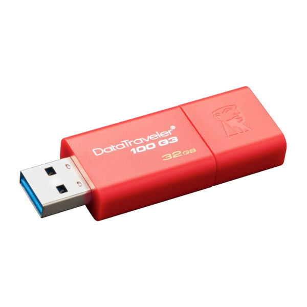 Memoria USB Kingston 32Gb 100 G3 color rojo, 3.0 - KC-U7132-6UR - 918967 - Imagen 2