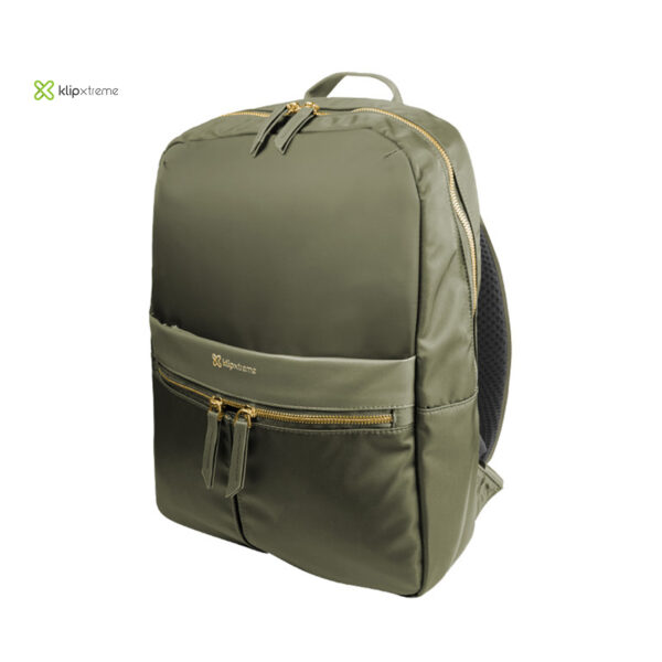 Mochila de dama para laptop | 15.6" Klip Xtreme 12Kg color verde | KNB-467GN - AN121KLX19