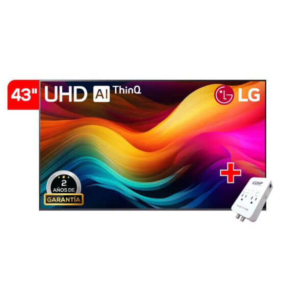 Combo Televisor LG de 43″ Smart Tv UHD 4K | 43UR7800PSB