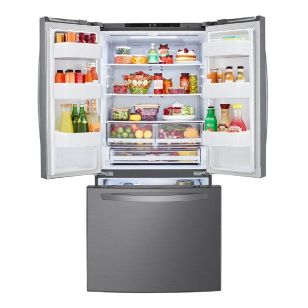 Combo Refrigeradora LG French Door 25 cu.ft. + Estufa a gas LG de 30″ | LM65BGSK/LRGL5841S – 981494/981877 - Imagen 3