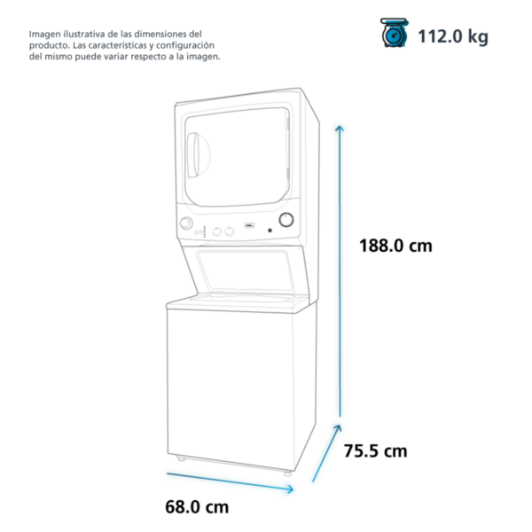 Centro De Lavado Eléctrico Mabe 20 KG Color Diamante Gris | MCL2040ESDG0 - 981864 - Imagen 6