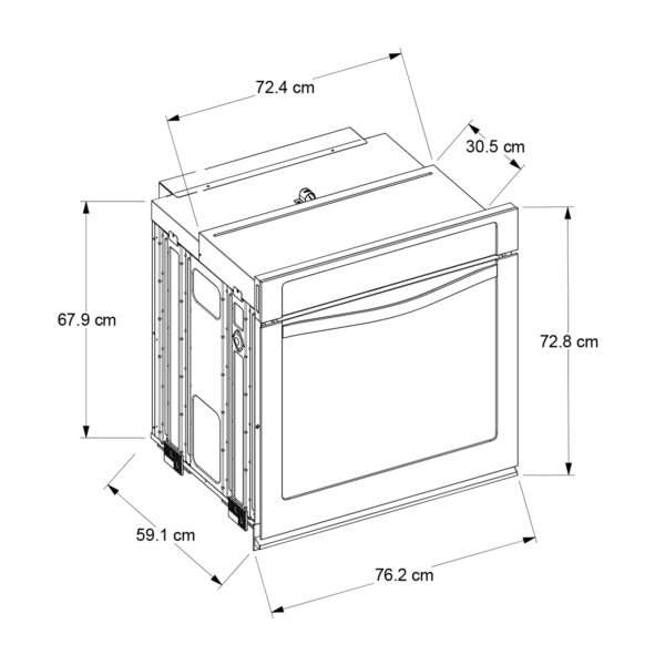 Horno Maytag eléctrico 30" acero inoxidable 5 cu.ft | MEW9530FZ - 981360 - Imagen 5