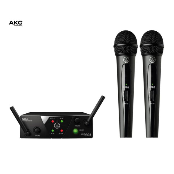 Set de 2 micrófonos inalámbricos AKG dinámicos cardiodes 3350H00020/3350H00010 | Mini2 Vocal Set - 723900