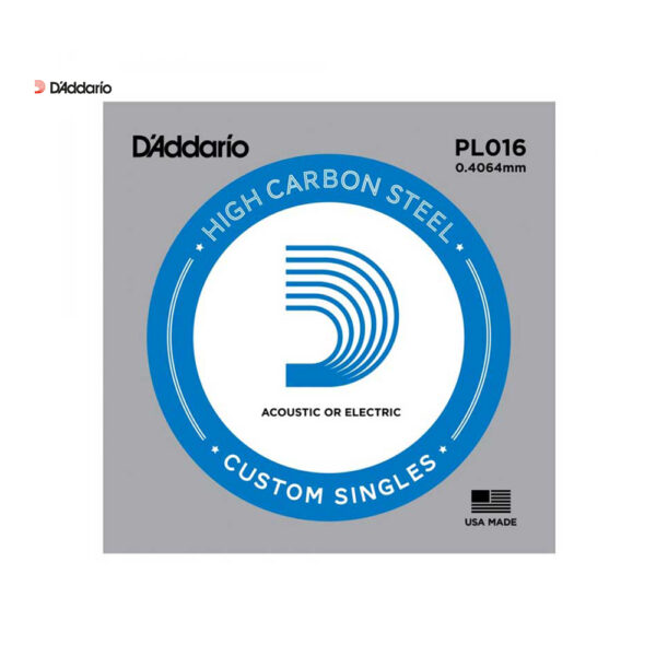 Cuerda Suelta 3ST para Guitarra Eléctrica/AcústicaD'ADDARIO PL016 - 888319