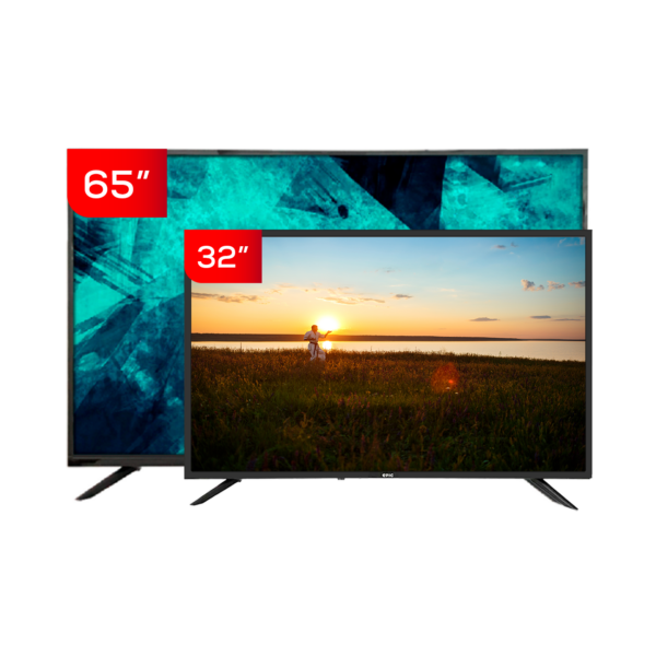 Combo Epic 2x1 Televisor 65" + Televisor 32" | EPIC65SMA / EPIC32SMA - 957201 / 957214