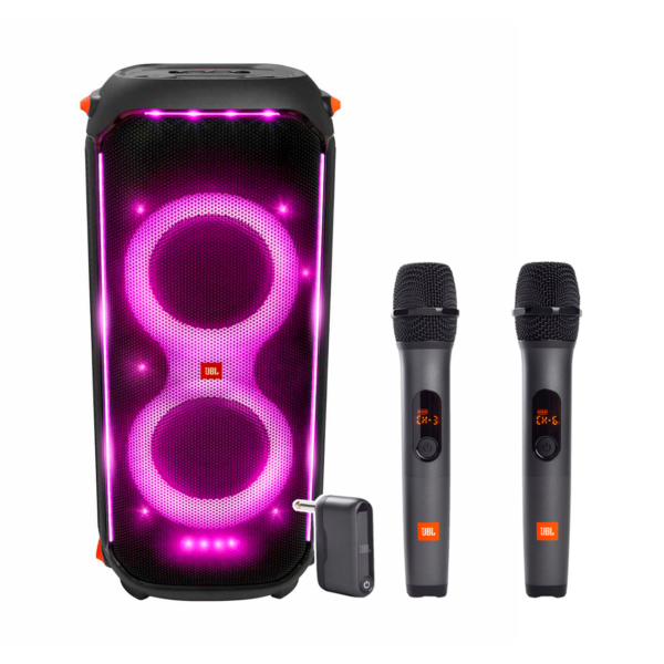 Combo JBL Bocina PartyBox 710 800W + 2 Micrófonos