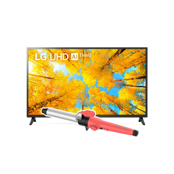 Televisor LG De 43", 4K Smart TV WebOS + Ondulado Remmington | 43UQ7500PSF/CI5225CL - 957163/980274