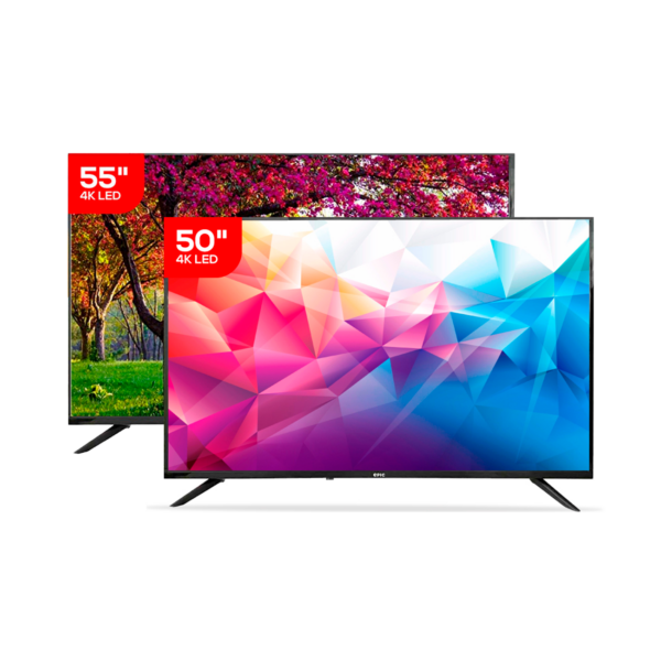 Combo Epic 2x1 Televisor 50" 4K + Televisor 55" 4K | EPIC50SMV4K / EPIC55SMA4K - 957226 / 957225