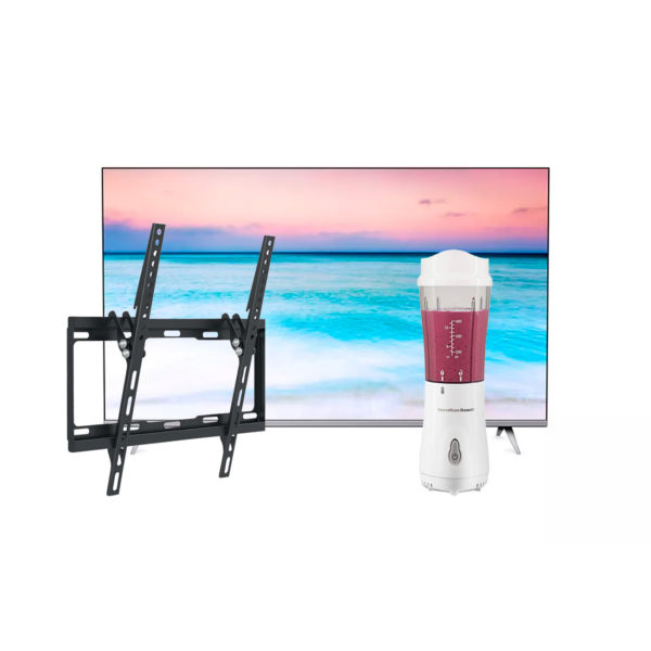 Combo Televisor De 50 Smart 4K + Soporte Argom Para TV De 32" A 55" + Licuadora Personal Hamilton Beach | ARG-BR-1345/HB51101V/50PUD6654/54 - 956421/981380/957138