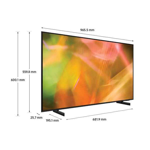 Televisor Samsung 43" Crystal UHD 4K Smart TV - UN43AU8000PXPA - 956895 - Imagen 5