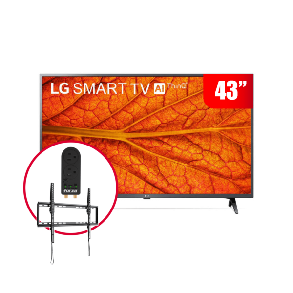 Combo Televisor LG de 43" LED Smart Tv | 43LM6370PSB