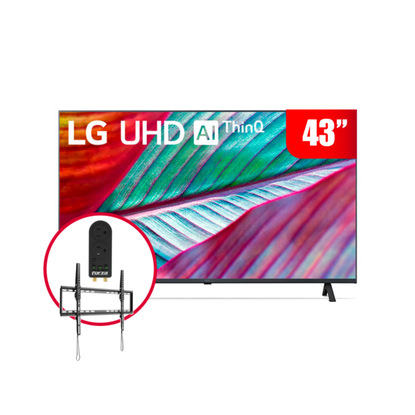 Combo Televisor LG de 43″ Smart Tv UHD 4K | 43UR7800PSB