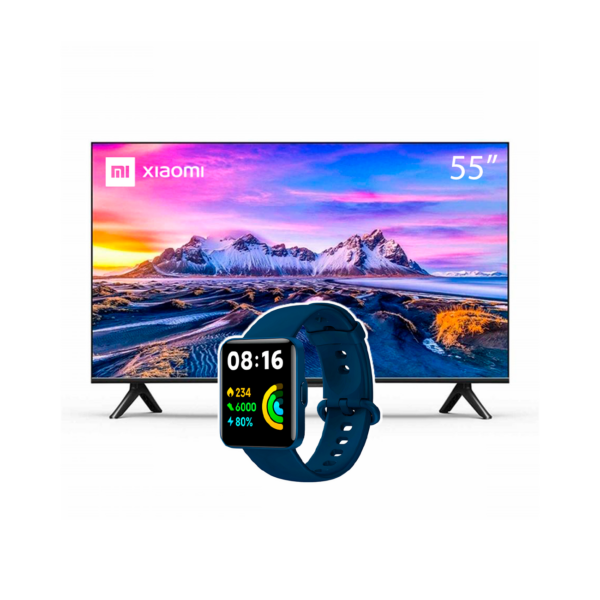 Combo Xiaomi Televisor Smart Tv 55" UHD + SmartWatch Redmi Watch 2 | L55M6 / 35916