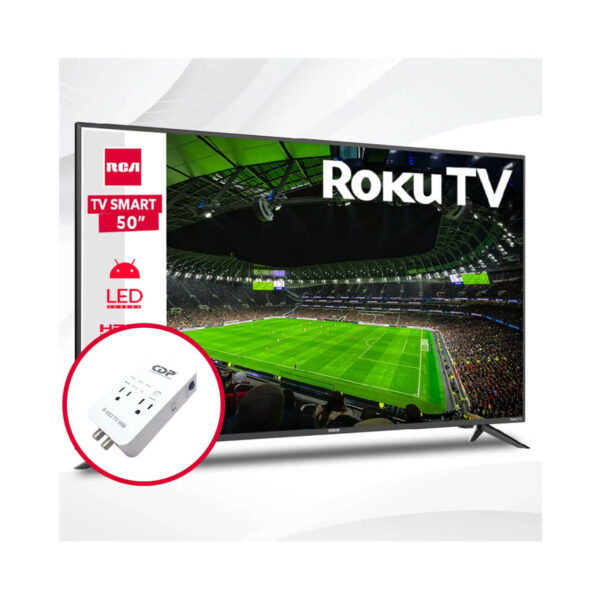 Combo Televisor RCA De 50" 4K Roku Tv + Supresor de Picos