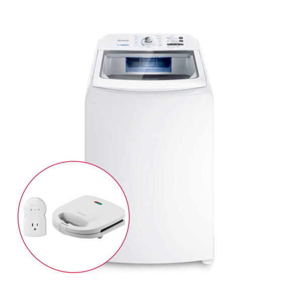 Combo Lavadora De Carga Superior Frigidaire De 20KG + Sandwichera + Regulador de Voltaje - 981935-1