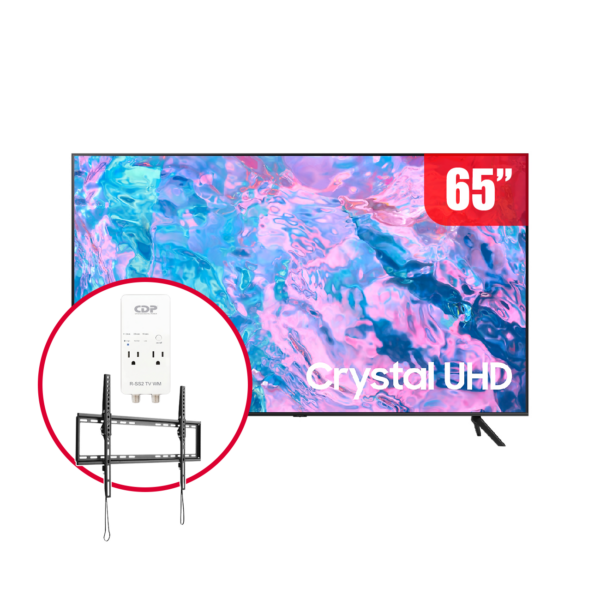 Combo Televisor 65" Smart Tv 4K UHD | UN65CU7000PXPA