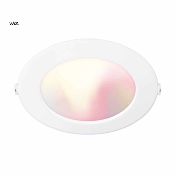 Bombilla de empotre circular Wiz | 6" LED inteligente luz fría y cálida 16M. colores | WIZ 8719514550971 - 919931