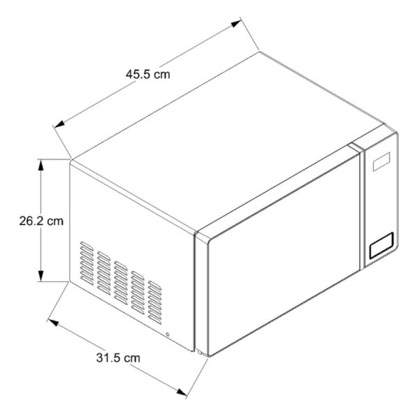 Microondas Whirlpool 0.7 color silver | WM1807D - 981232 - Imagen 7