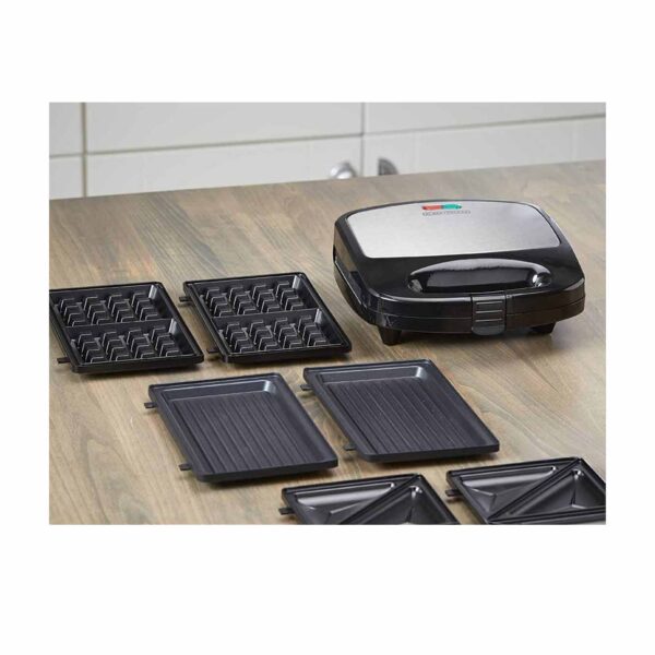 Estacion de desayuno Black+Decker 3 en 1 | waflera, parrilla y sandwichera | WM2000S-LA - 981670 - Imagen 4