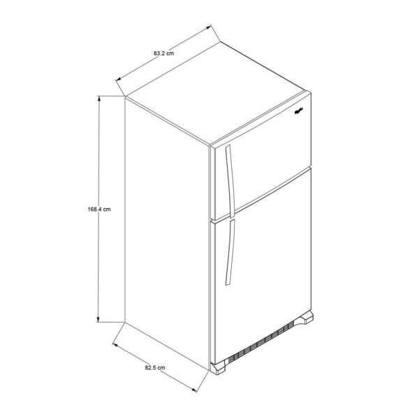 Refrigerador Whirlpool 21 cu. ft. acero inoxidable | WT2150S - 981171 - Imagen 3