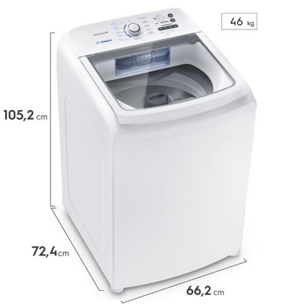 Lavadora De Carga Superior Frigidaire De 20KG Color Blanca | FWAB20J4EBGUW - 981935 - Imagen 3