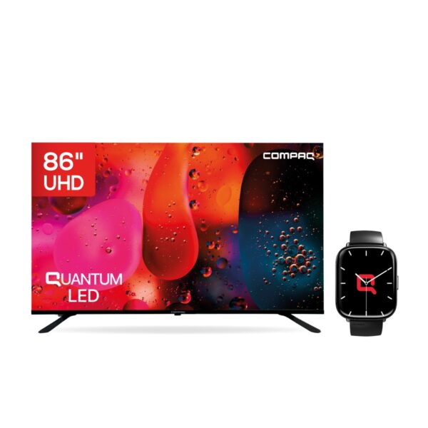 Televisor Smart Tv de 86" QLED UHD Compaq | QLG86AQLD - 957286