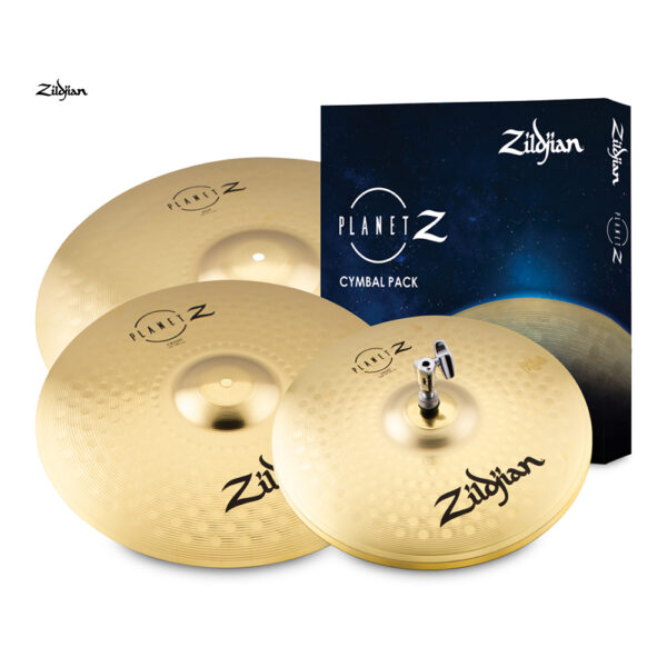 Paquete de platillos, serie Planet Z de 3 piezas con Charles de 14" (Par), 16" Crash y 20" R - ZP4PK - 859063