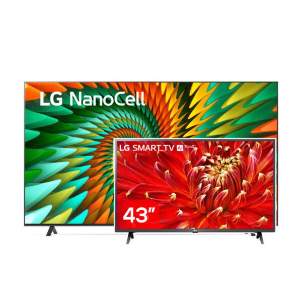 Combo Televisor LG De 86" NanoCell 4K + Televisor LG De 32" SMART | 86NANO77SRA/32LQ570 - 957210/957178