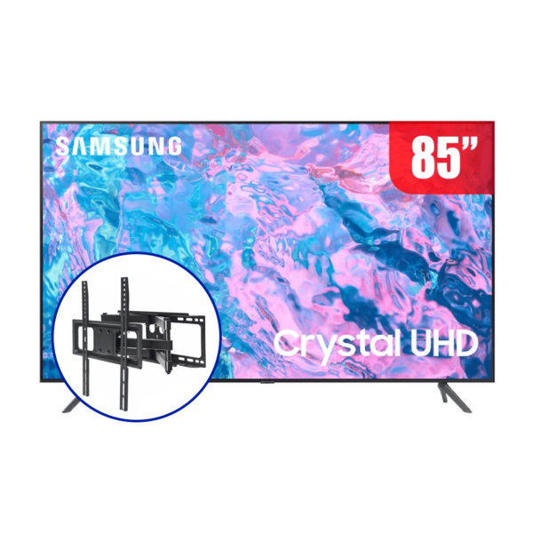 Televisor Samsung De 85" Smart Led 4K UHD | UN85CU7000