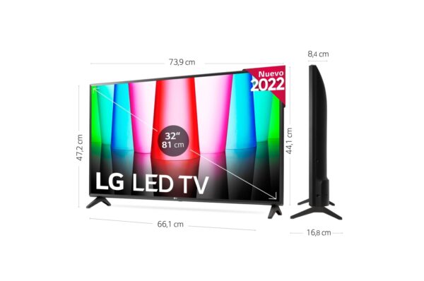 Televisor LG De 32" Smart TV HD | 32LQ570 - 957178 - Imagen 3