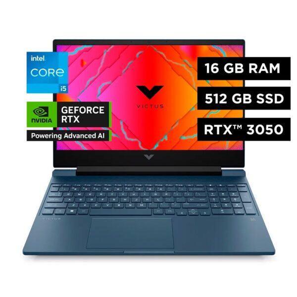 Laptop Victus Gaming de 15.6" 15-fa0022la