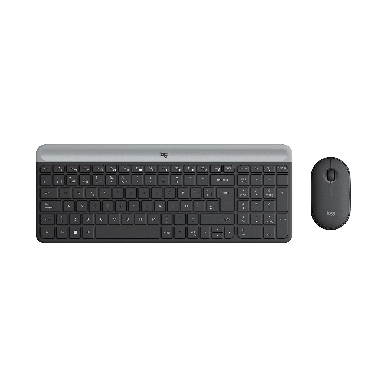 Duradera combinación de teclado y mouse inalámbricos Logitech MK235