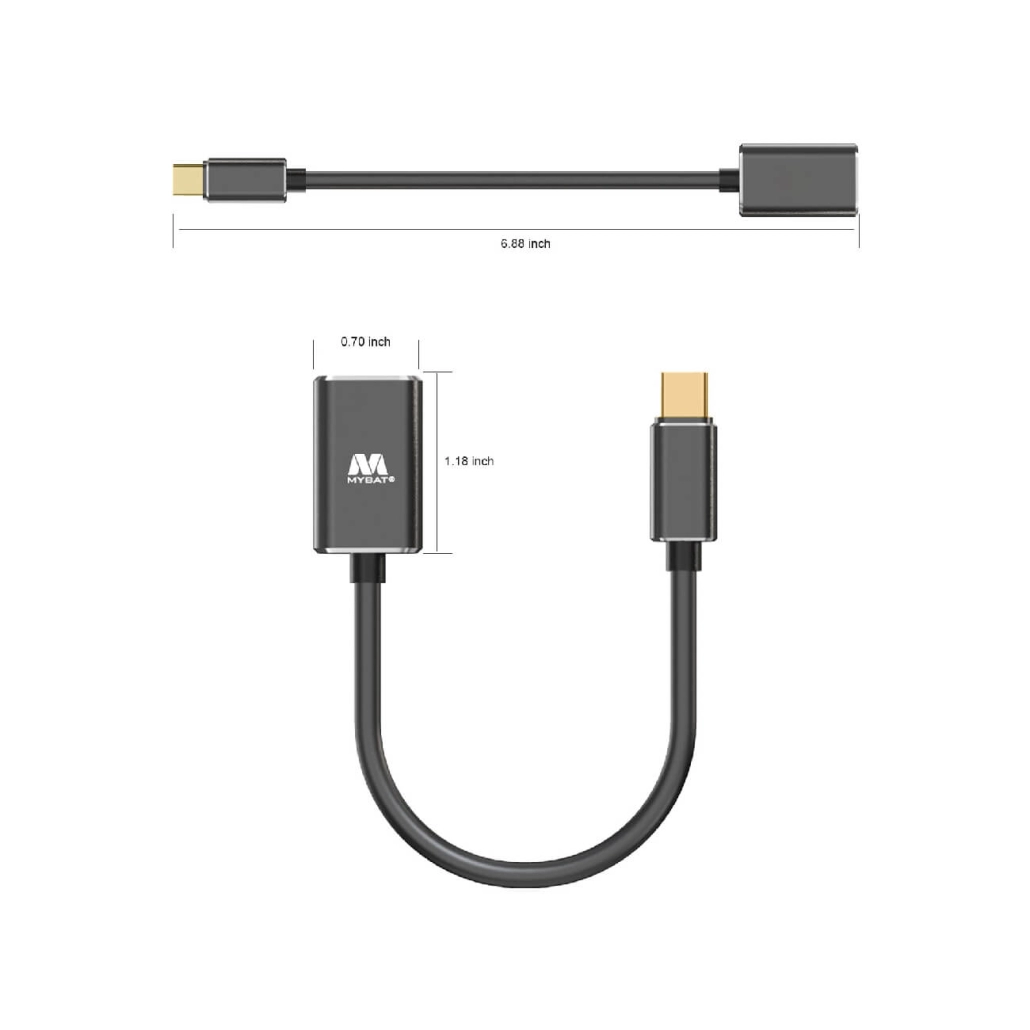 TeleAdapt Adaptador USB C a USB 3.1, adaptador USB C OTG, adaptador USB  tipo C a USB de 10 Gbps, USB-C a USB-A hembra OTG cables compatibles con